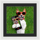 Dog Selfie - Framed Print