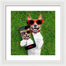 Dog Selfie - Framed Print