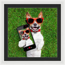Dog Selfie - Framed Print