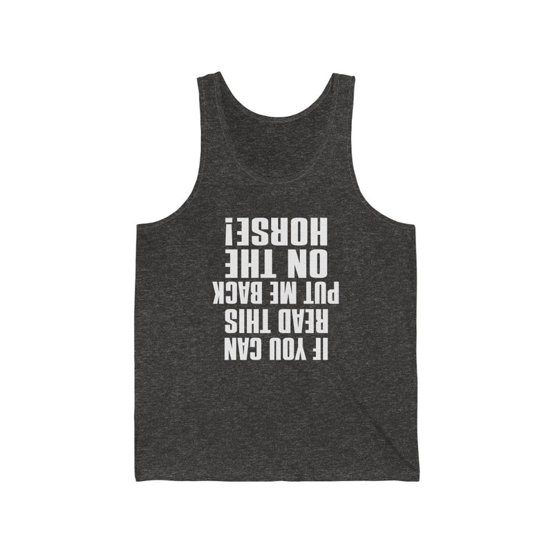 If You Can Read This Unisex Jersey Tank