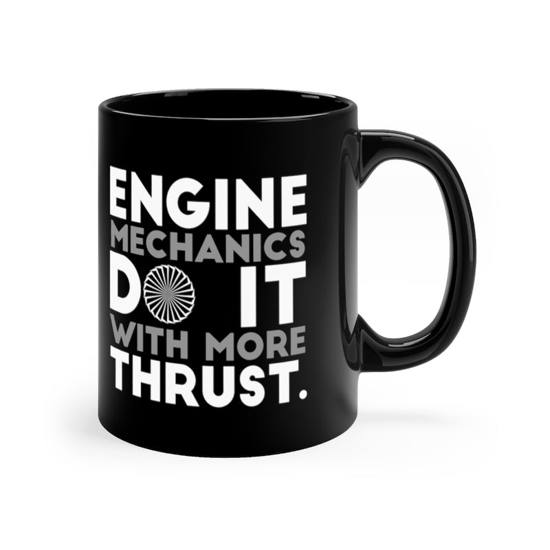 Engine Mechanics 11oz Black Mug