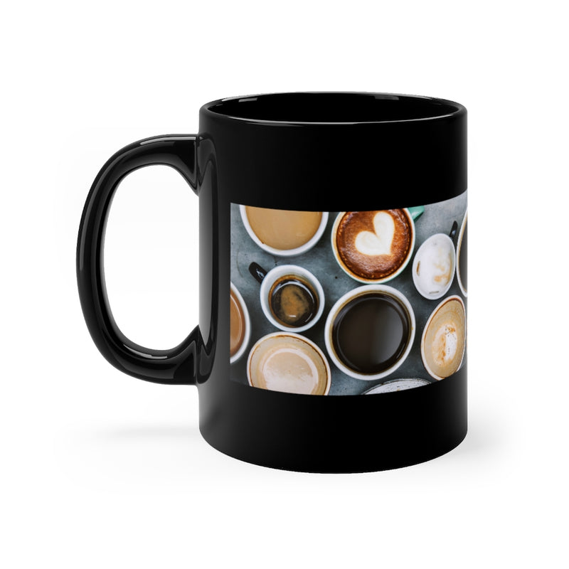 Heavenly Coffee 11oz Black Mug
