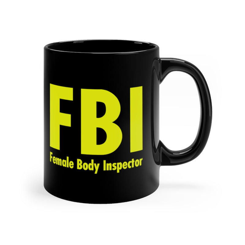 FBI 11oz Black Mug