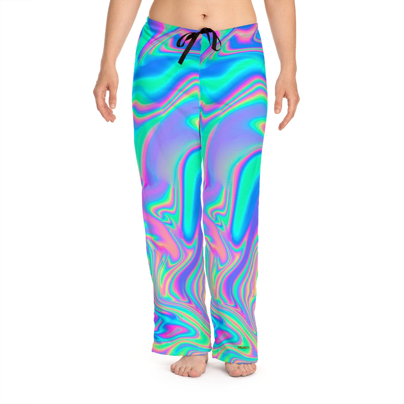 Psychedelic Womens Pajama Pants, Lounge Pants, Pajama Bottoms, Jammies, PJs, Womens Pajamas, Custom Pajama Pants, Trippy