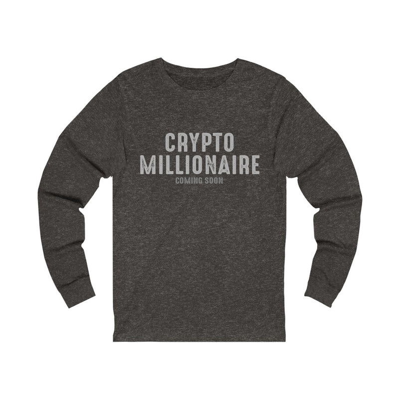 Crypto Millionaire Unisex Jersey Long Sleeve T-shirt