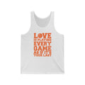 Love Is Playing Unisex Jersey Tank
