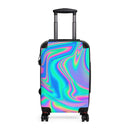 Boho Psychedelic Cabin Suitcase, Trippy Suitcase, Boho Rave Suitcase, Boho Modern Luggage, Psychedelic Carry On Bag