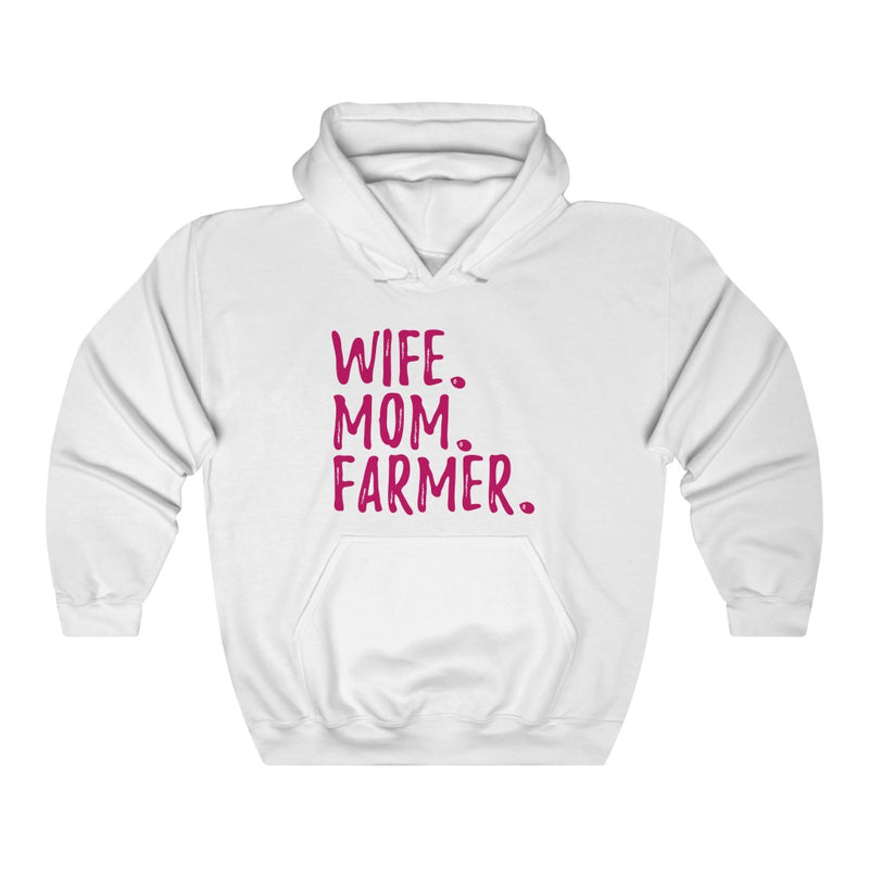 Wife Mom Farmer Unisex Heavy Blend™ Hoodie