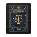 Libra Zodiac Blanket, Sherpa Fleece Blanket, Free Shipping, Two Sizes, Throw Blanket, Extra Soft, Custom Photo, Astrology