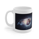 Lightning Football 11oz White Mug