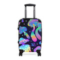 Mushroom Suitcase, Travel Bag, Free Shipping, Overnight Bag, Custom Photo Suitcase, Rolling Spinner Luggage, Luggage