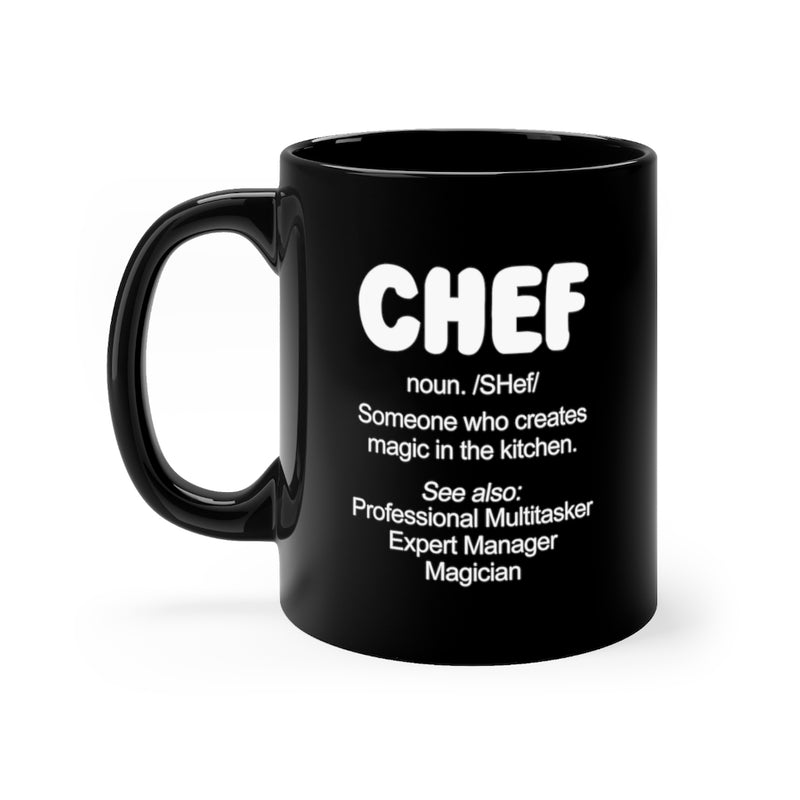 Chef Someone 11oz Black Mug