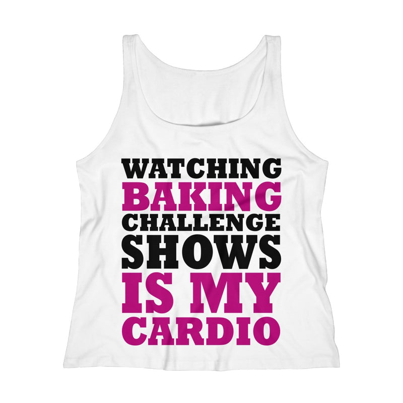 Watching Baking Challenge Women's Relaxed Jersey Tank Top
