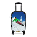 Snowboarding Cabin Suitcase, Travel Bag, Free Shipping, Overnight Bag, Custom Photo Suitcase, Rolling Spinner Luggage, Luggage