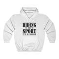 Riding Is Not Unisex Heavy Blend Hoodie