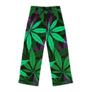 Marijuana Leaves Pajama Pants, Lounge Pants, Womens Pajamas, Custom Pajamas, Cannabis Pajamas, Weed Pajamas