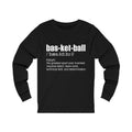 Basketball Unisex Jersey Long Sleeve T-shirt
