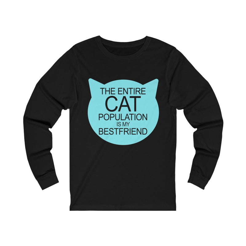 The Entire Cat Unisex Jersey Long Sleeve T-shirt