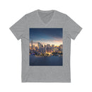 New York City Unisex  V-Neck T-shirt