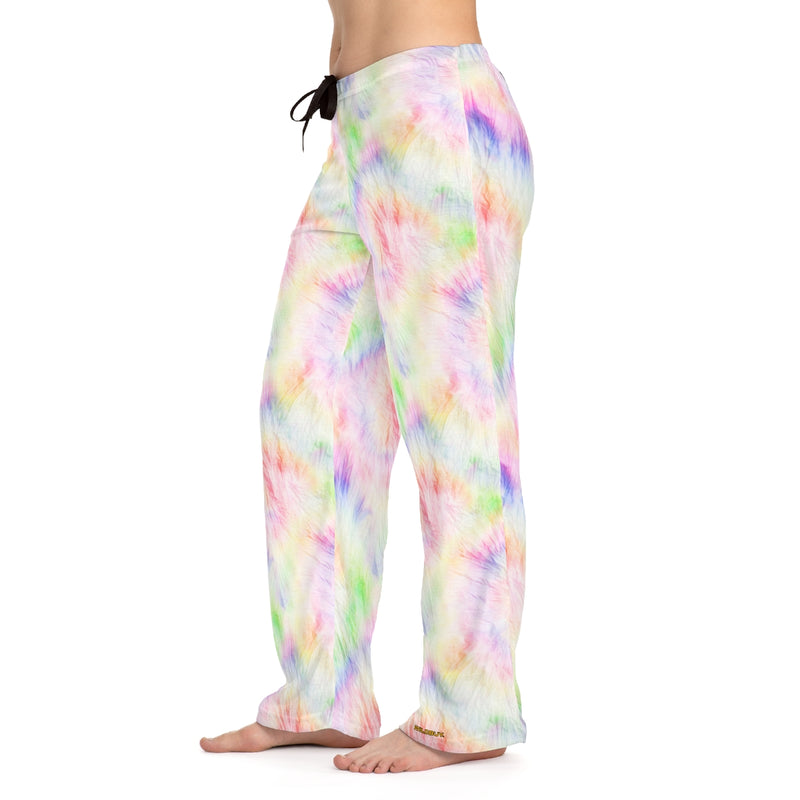 Rainbow Tie-Dye Pajama Pants, Free Shipping, Lounge Pants, Pajama Bottoms, Jammies, PJs, Womens Pajamas, Boho Chic, Psychedelic, Gypsy