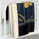 Leo Zodiac Blanket, Sherpa Fleece Blanket, Free Shipping, Two Sizes, Throw Blanket, Extra Soft, Astrology