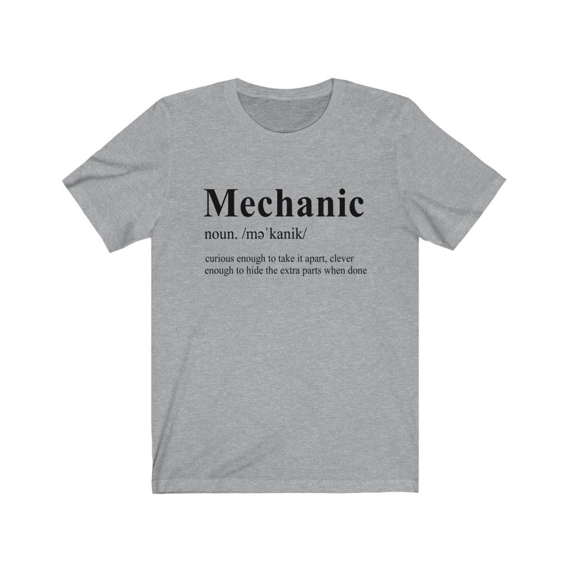 Mechanic Definiton Unisex Jersey Short Sleeve T-shirt