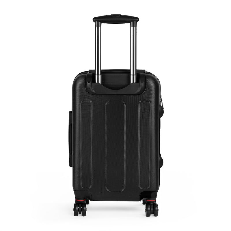Three Boho Mushroom Suitcase, Free Shipping, Travel Bag, Overnight Bag, Custom Photo Suitcase, Rolling Spinner Luggage, Boho Chic