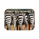 Designer Bath Mat; Zebra Asses