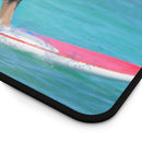 Designer Desk Mat; Surfer Dog
