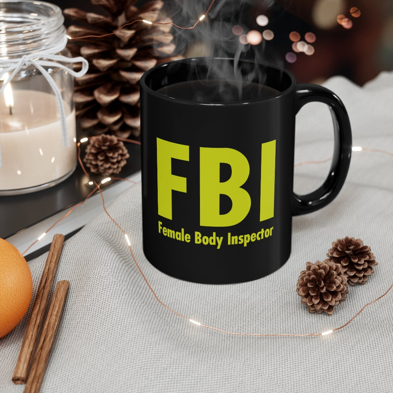FBI 11oz Black Mug