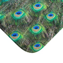 Peacock Bath Mat, Powder Room Mat, Bathroom Rug, Bath Rugs, Non Slip Bath Mat, Custom Bath Mat, Shower Room Mat