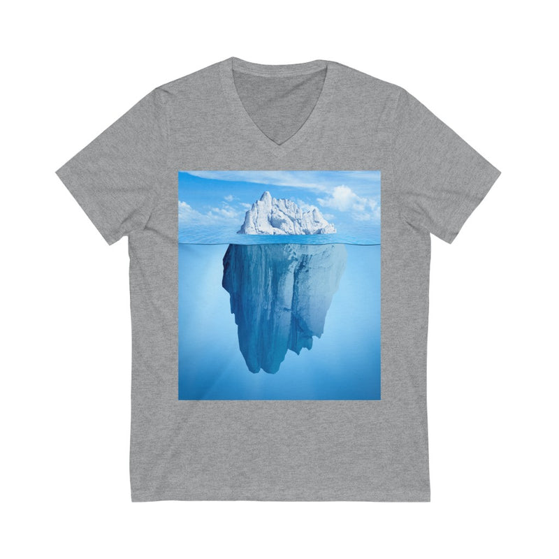 Exceptional Iceberg Unisex V-Neck T-shirt