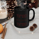 Tired 11oz Black Mug