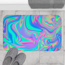 Boho Psychedelic Bath Mat, Trippy Bath Mat, Boho Bath Mat, Psychedelic Home Decor, Trippy Home Decor, Free Shipping