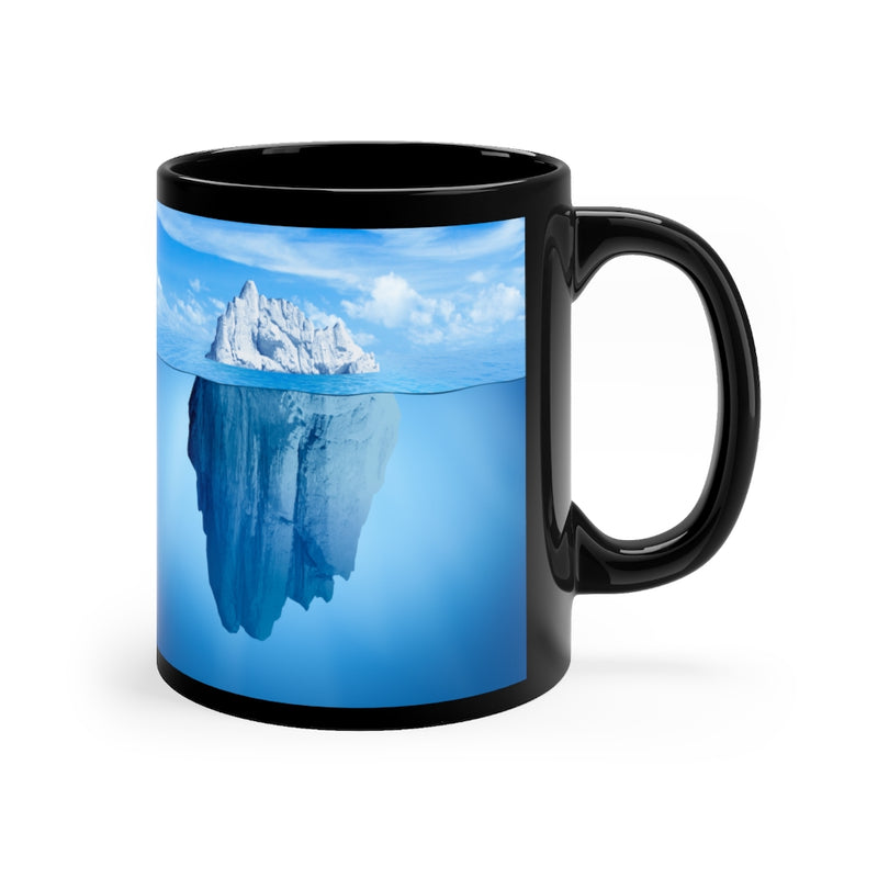 Exceptional Iceberg 11oz Black Mug