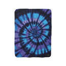 Tie-Dye Blanket ~ Sherpa Fleece ~ Free Shipping ~ Two Sizes ~ Throw Blanket ~ Extra Soft ~ Tye Dye ~ Bohemian ~ Boho ~ Hippie ~ Free Spirit