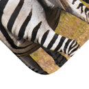 Designer Bath Mat; Zebra Asses