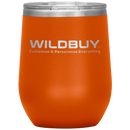 Official WILDBUY 12 oz Stainless Steel Stemless Wine Tumbler