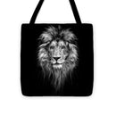 Lion On Black - Tote Bag