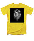 Lion On Black - Men's T-Shirt  (Regular Fit)