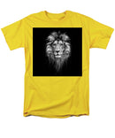 Lion On Black - Men's T-Shirt  (Regular Fit)