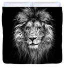 Lion On Black - Duvet Cover