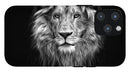Lion On Black - Phone Case