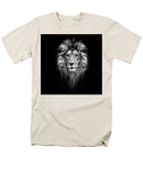 Lion On Black - Men's T-Shirt  (Regular Fit)