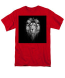 Lion On Black - Men's T-Shirt  (Regular Fit)