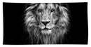 Lion On Black - Bath Towel AND/OR Bath Sheet