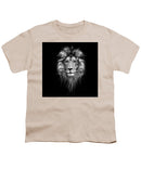 Lion On Black - Youth T-Shirt