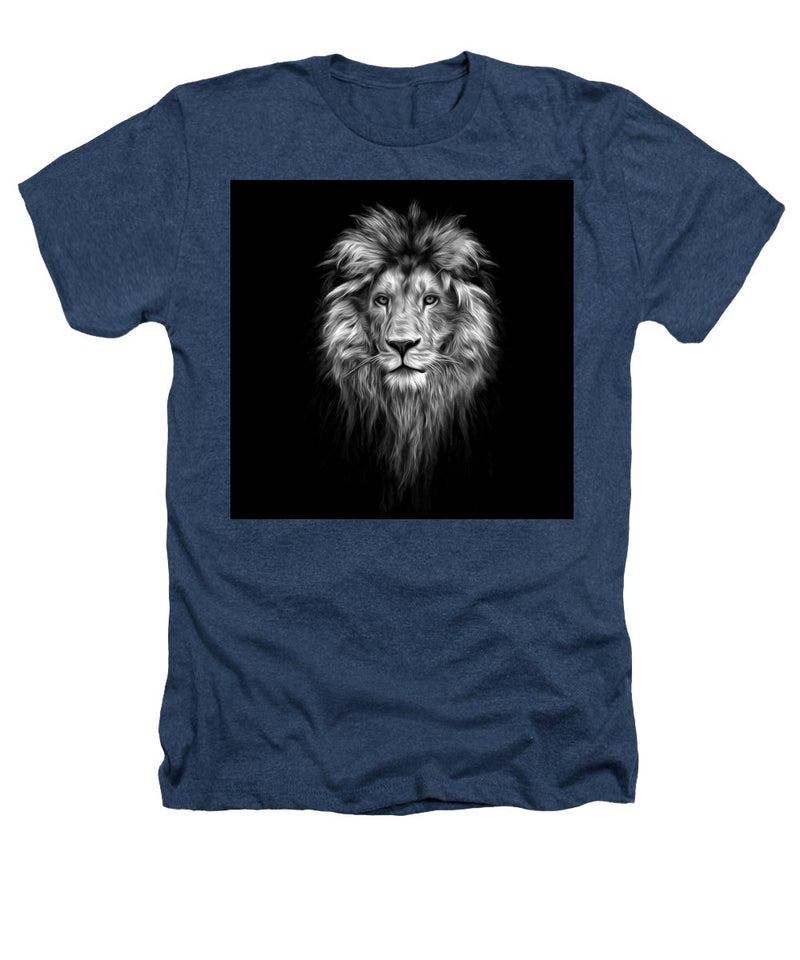 Lion On Black - Heathers T-Shirt