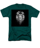 Lion On Black - Men's T-Shirt  (Regular Fit)