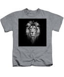 Lion On Black - Kids T-Shirt